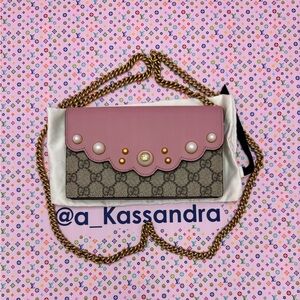 Gucci Supreme Limited Edition WOC Pearly Flap